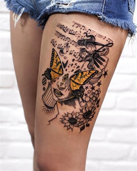 sexiest tattoos|51 Sexy Thigh Tattoos For Women + Cute Designs and Ideas .